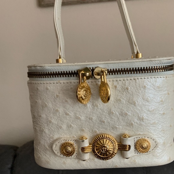 Super rare Gianni Versace ostrich bag 🔥🔥🔥🔥🔥 - Picture 5 of 8